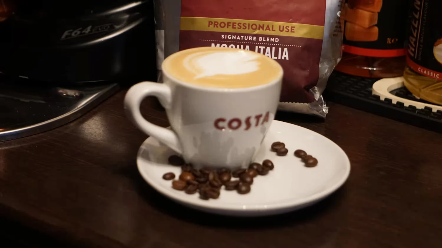 a cup o coffee
